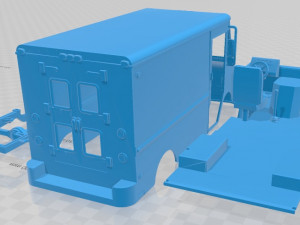 grumman olson 1986 printable truck 3D Print Model