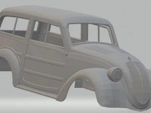 fiat 500 b belvedere 1939 printable body car 3D Print Model
