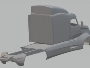 peterbilt rig2 cheran printable truck 3D प्रिंट मॉडल