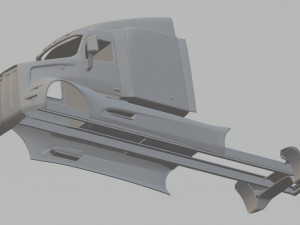 peterbilt rig2 cheran printable truck 3D प्रिंट मॉडल