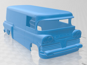bedford printable body van 3D-Druckmodell