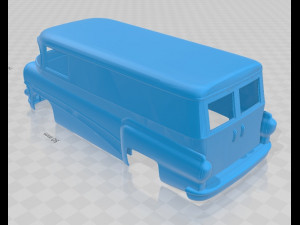 bedford printable body van 3D-Druckmodell