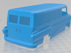 bedford printable body van 3D-Druckmodell
