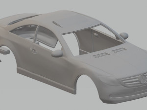 mercedes cl 500 2007 printable body car 3D Принт Модель