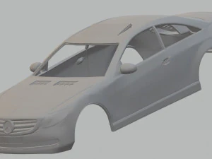 mercedes cl 500 2007 printable body car 3D Print Model