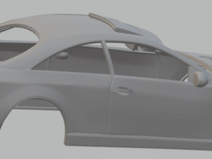 mercedes cl 500 2007 printable body car 3D Print Model