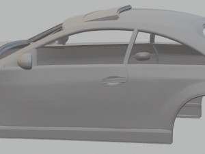 mercedes cl 500 2007 printable body car 3D Print Model