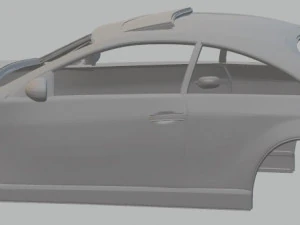mercedes cl 500 2007 printable body car 3D Print Model