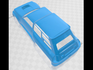 renault 5 6 wheels printable body car 3D-Druckmodell