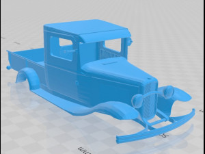 model b pickup 1932 printable body truck 3D 프린트 모델