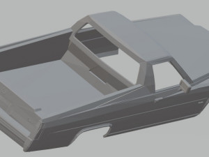 cadillac el camino 1977 printable body car 3D Принт Модель
