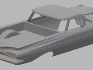 chevrolet el camino 1959 printable body car 3D Print Model