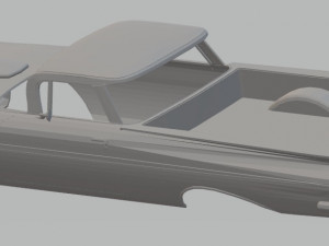 chevrolet el camino 1959 printable body car Modello di stampa 3D