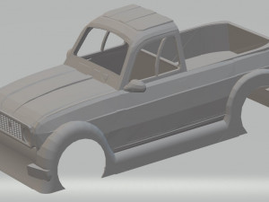 renault 4 pick up printable body car Modello di stampa 3D