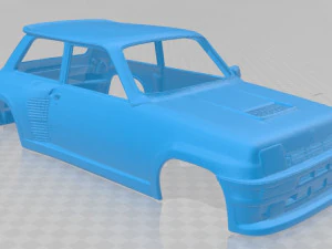 renault 5 turbo 1980 printable body car 3D Print Model