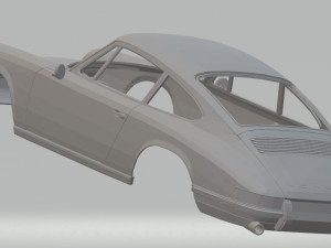 porsche 911 1967 printable body car Modelo de Impressão 3D