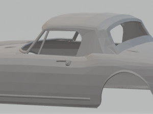 alfa romeo guilietta spider printable body car 3D प्रिंट मॉडल