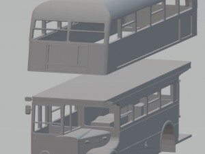 london bus printable body 3D Print Model