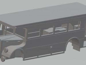 london bus printable body 3D प्रिंट मॉडल