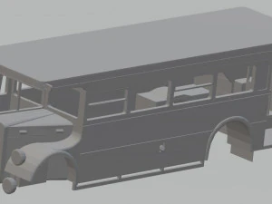 london bus printable body 3D Print Model