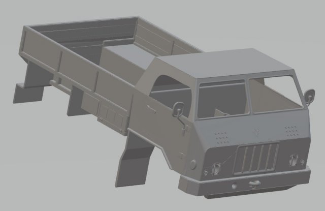 tam 110 printable body truck 3D Print Model .c4d .max .obj .3ds .fbx .stl .blend 
