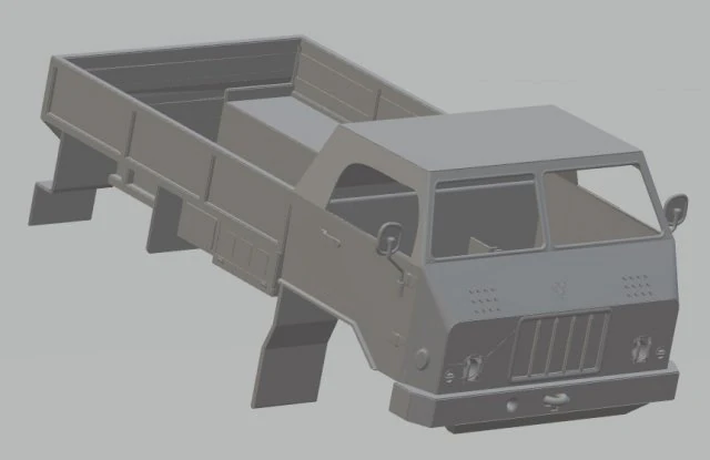 tam 110 printable body truck 3D Print Model .c4d .max .obj .3ds .fbx .stl .blend 