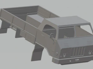 Tam 110 LKW mit druckbarer Karosserie 3D Druckmodell