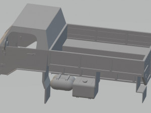 tam 110 printable body truck 3D Print Model