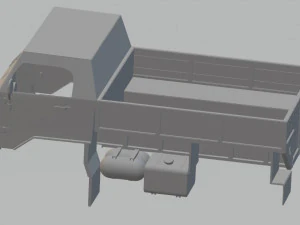 tam 110 printable body truck 3D Print Model