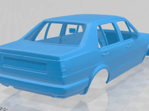 volkswagen jetta 1984 printable body car 3D Print Model