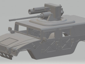hummer h1 printable body car Modelo de impresión 3D