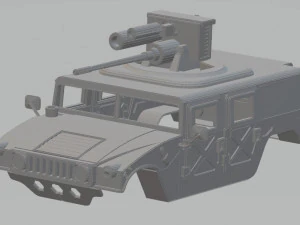 hummer h1 printable body car 3D Print Model