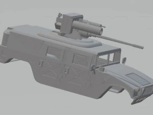 hummer h1 printable body car 3D Print Model