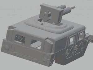 hummer h1 printable body car 3D Print Model