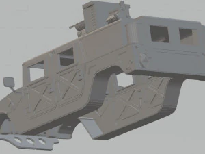 hummer h1 printable body car 3D Print Model