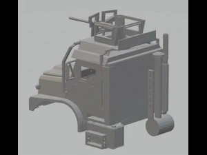 medium tactical vehicle replacement prinatble truck 3D Print Model