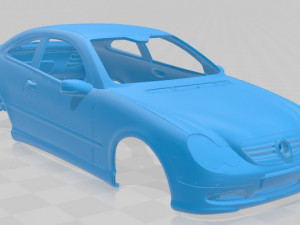 mercedes c230 kompressor printable body car 3D Print Model