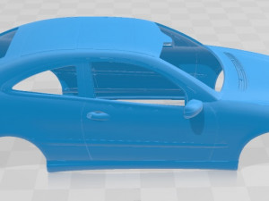mercedes c230 kompressor printable body car 3D Print Model