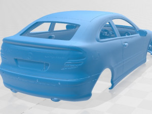 mercedes c230 kompressor printable body car 3D Print Model