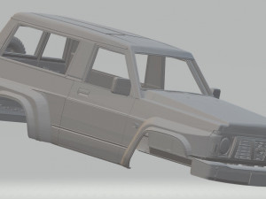 nissan patrol gr printable body car Modèles 3D en vedette