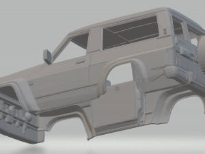 nissan patrol gr printable body car Modèles 3D en vedette