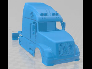 Volvo VN Printable Body Truck 3D Print Model