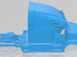 Volvo VN Printable Body Truck 3D Print Model