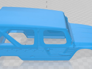 citroen mehari printable body car 3D Baskı Modeli