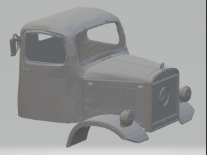mercedes l300 printable truck 3D प्रिंट मॉडल