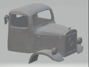 mercedes l300 printable truck 3D Print Model