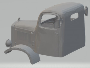 mercedes l300 printable truck 3D प्रिंट मॉडल
