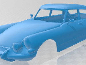 citroen ds 19 pallas 1966 printable body car Modelo de impresión 3D