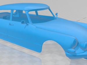citroen ds 19 pallas 1966 printable body car 3D प्रिंट मॉडल