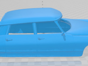 citroen ds 19 pallas 1966 printable body car 3D प्रिंट मॉडल